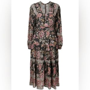 Sea Tess floral-print dress.  Size L.